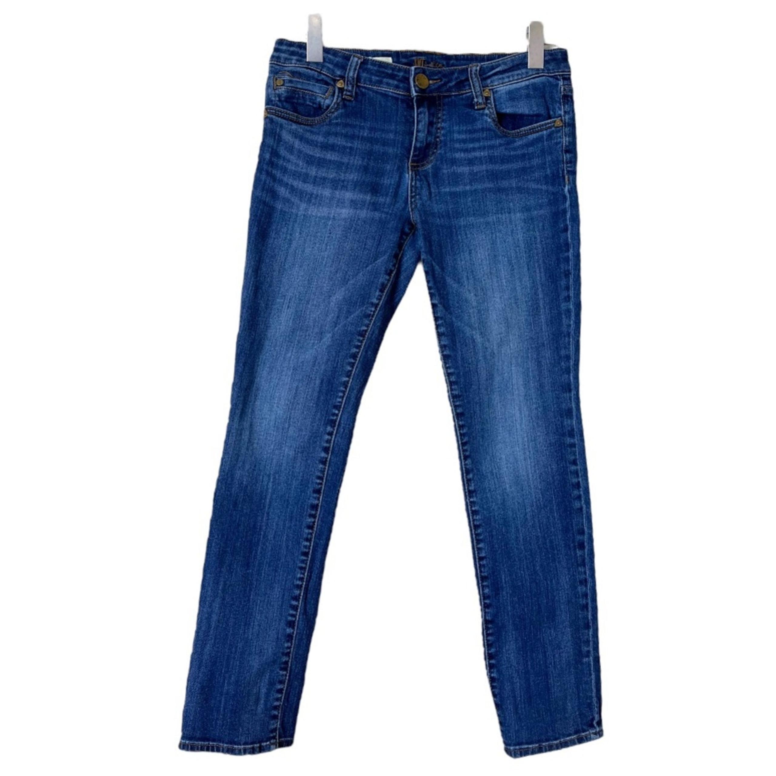 Kut from the Kloth Jeans Boyfriend Mid Rise Medium Wash Women’s Size 4P Petite