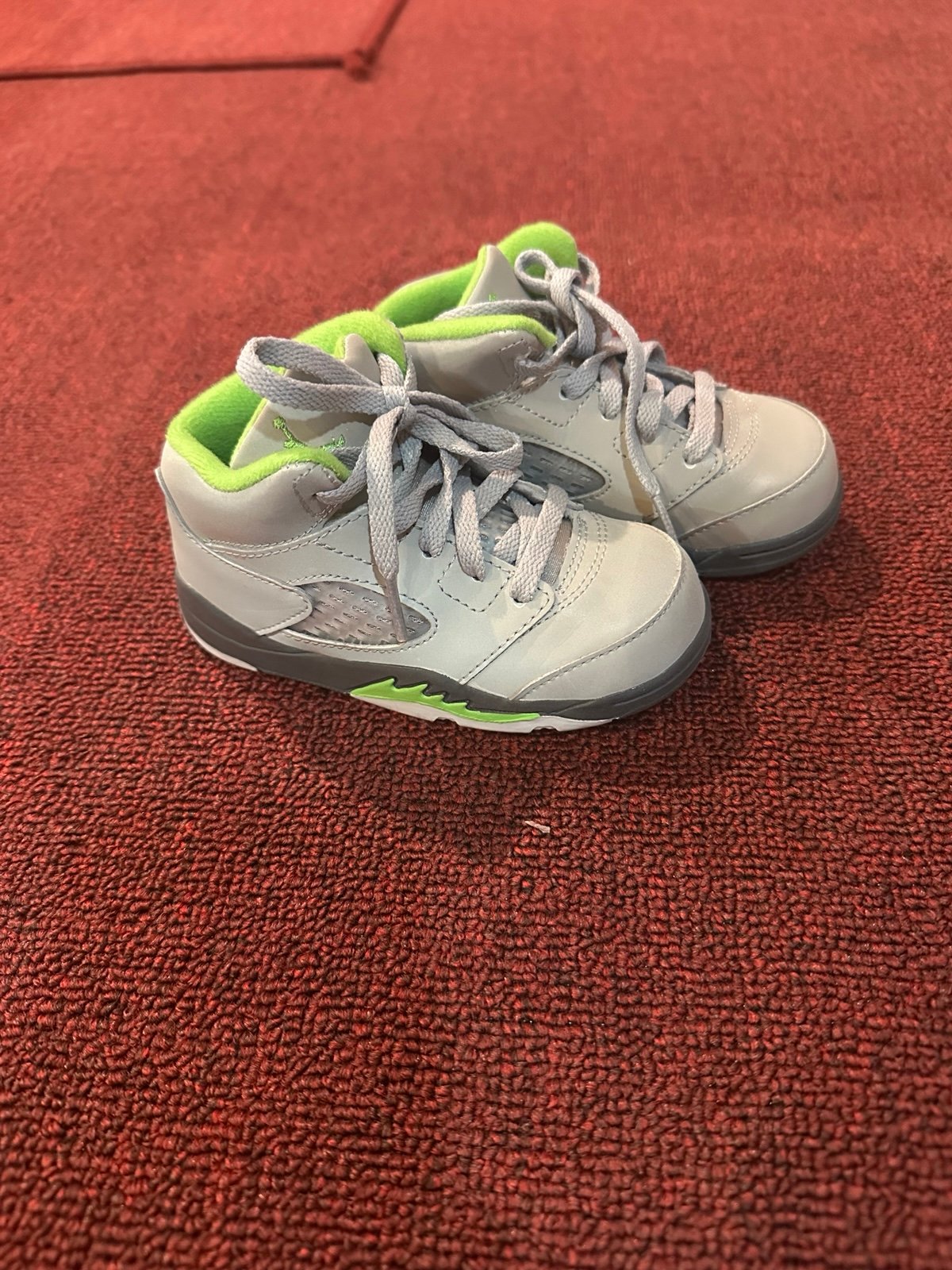 Jordan 5 retro toddler green bean