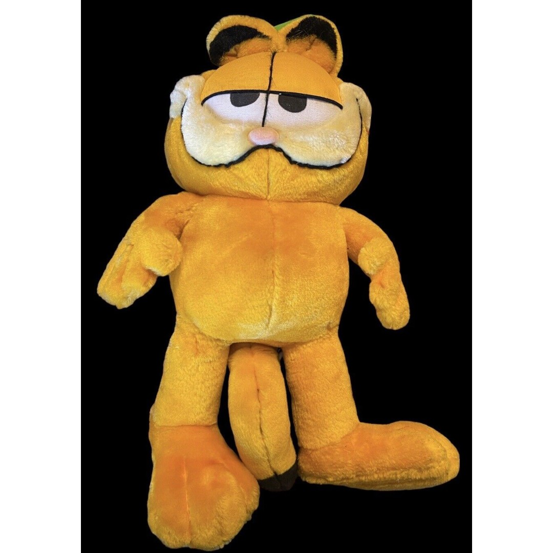 Vintage Garfield The Cat Plush Stuffed Animal Toy by PAWS 16” - Collector Happy