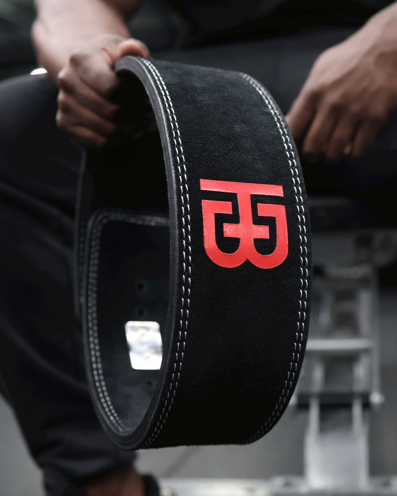 OG BLACK LEATHER LEVER BELT 10MM