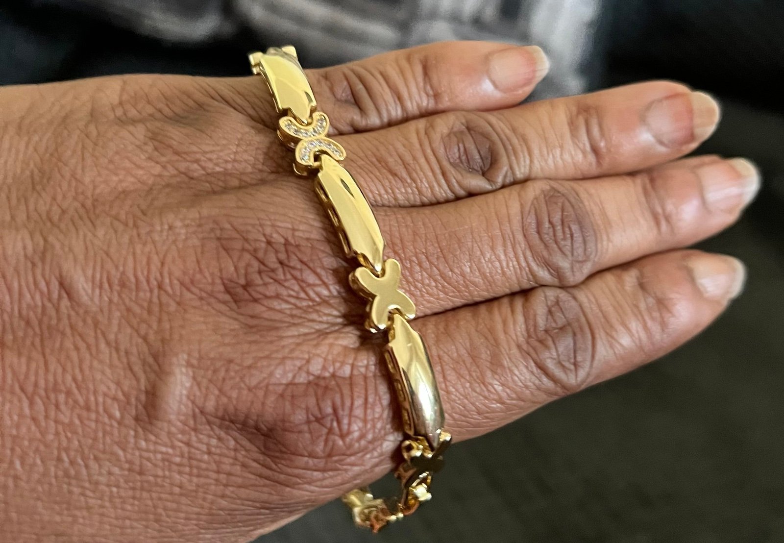 Butterfly gold bracelet