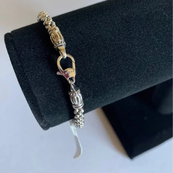 LAGOS Caviar Sterling Silver Rope 5 mm Bracelet