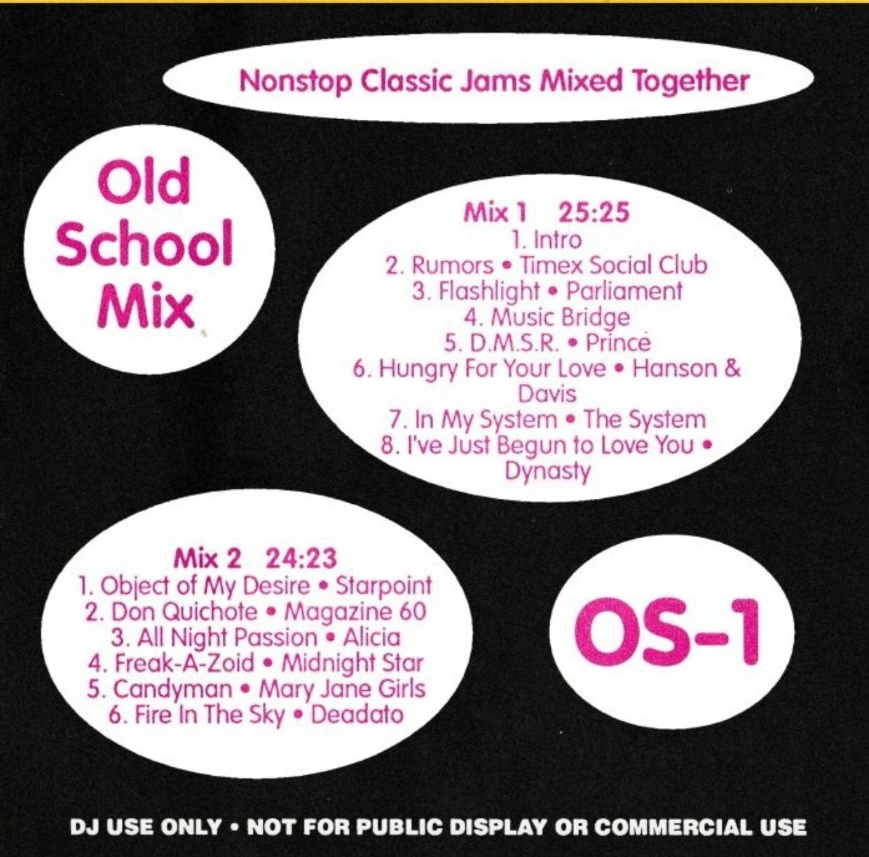 New DJ remix CDs by camerson Paul Old School Mixx