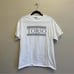 Vintage L TORSO short sleeve t-shirt Greek maze white