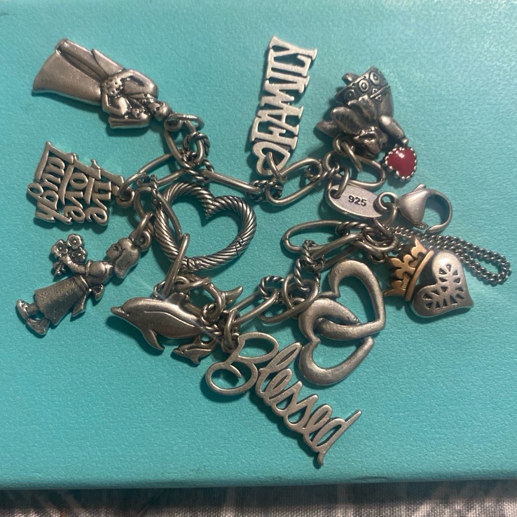 James Avery bracelet with charms