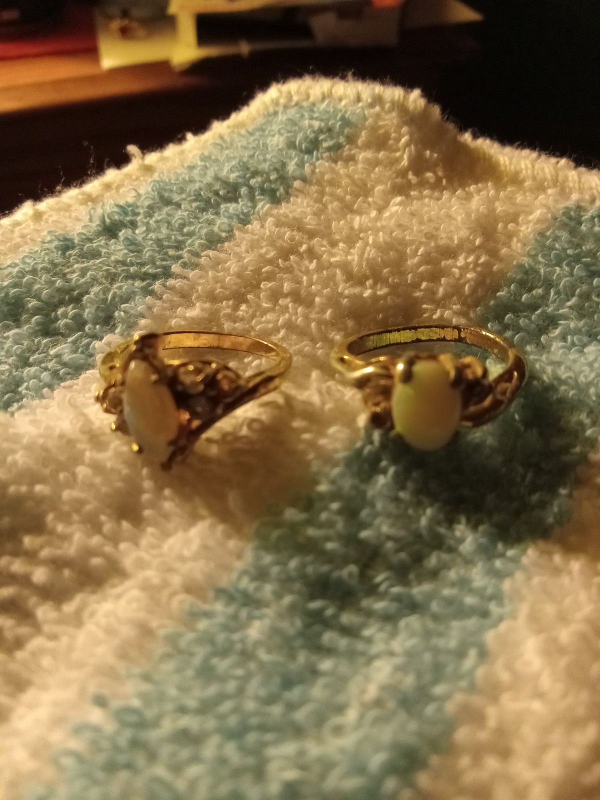 Opal rings