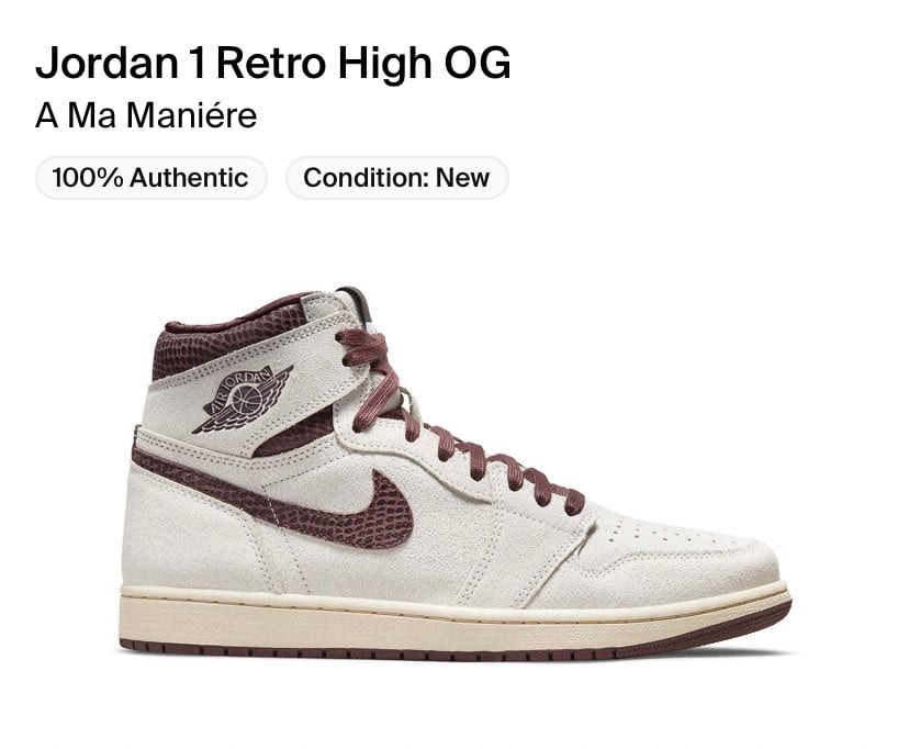 Air Jordan 1 A Ma Mariere