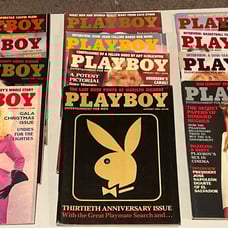 1985 Playboy Magazine Lot - Full Year Complete Set w/ Centerfolds VG+ Condition!