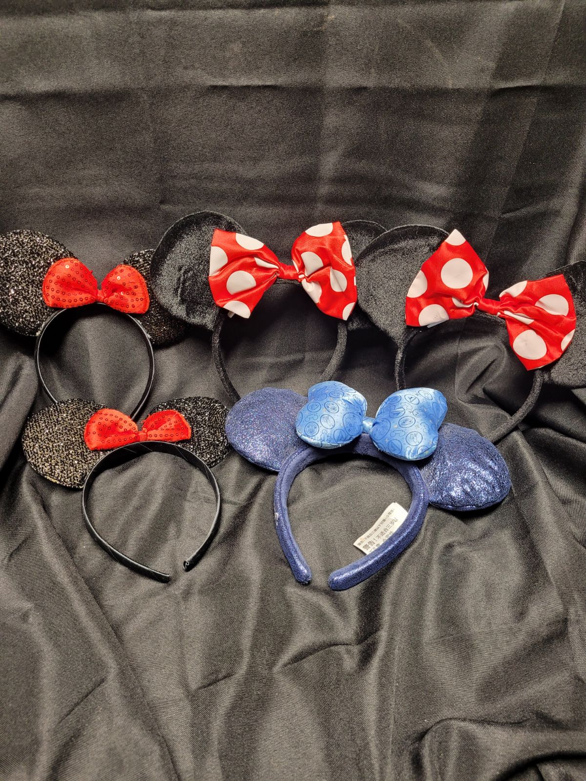 Disney Minnie Ears w 2018 Hong Kong Rare