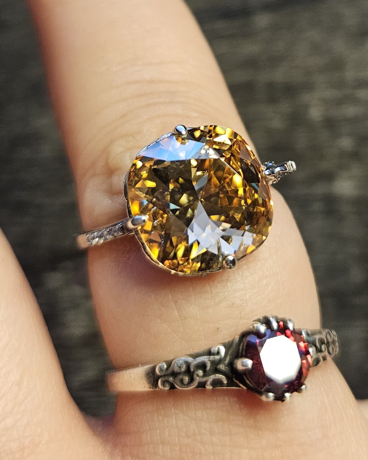 Fragrant Jewels x10 size 10 rings - Sterling Silver mystery bundle!