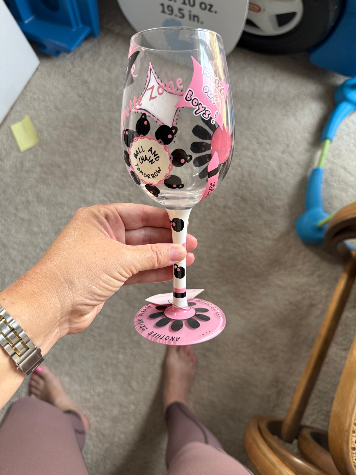 Lolita bachelorette Wine Glass