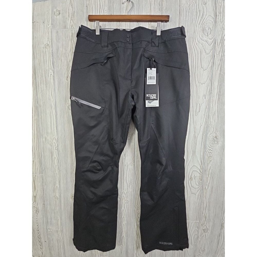 Boulder Gear Snow Surge Pants Mens Large Black Outdoors Insulated Waterproof NEW
