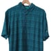 Greyson Mens Golfing Blue Abstract Short Sleeve Pullover Golf Polo Shirt Size L