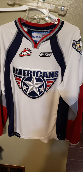 TRI-CITY AMERICANS MINOR LEAGUE HOCKEY JERSEY SIZE MEDIUM ADULT