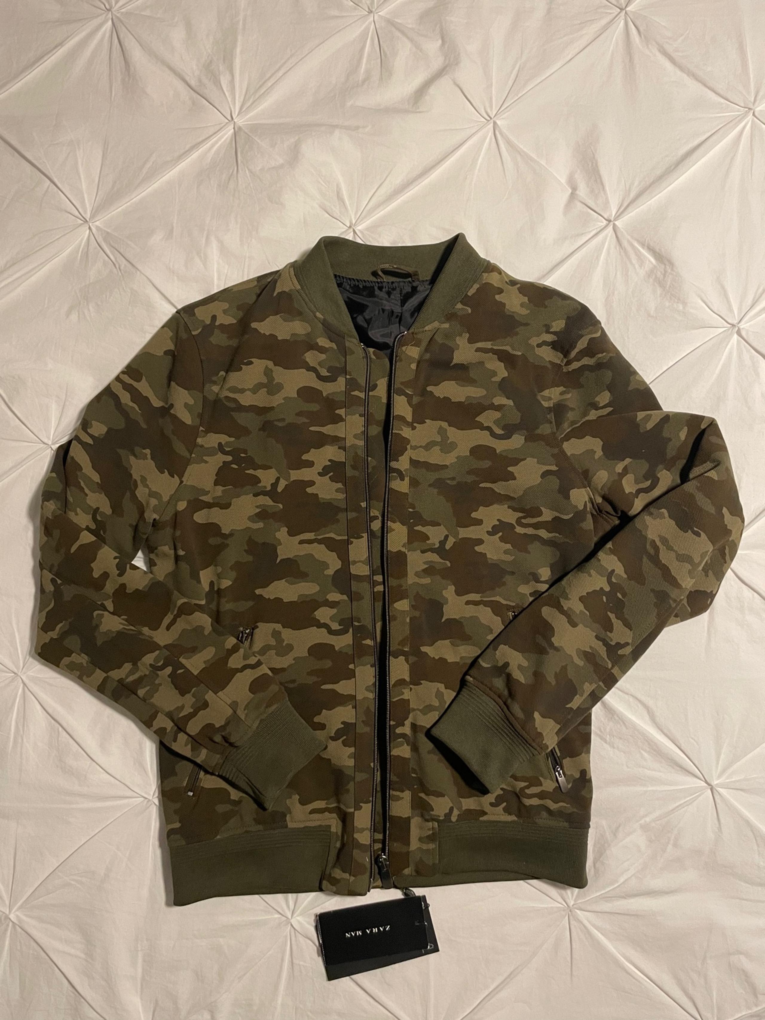 Camo Bomber Jacket