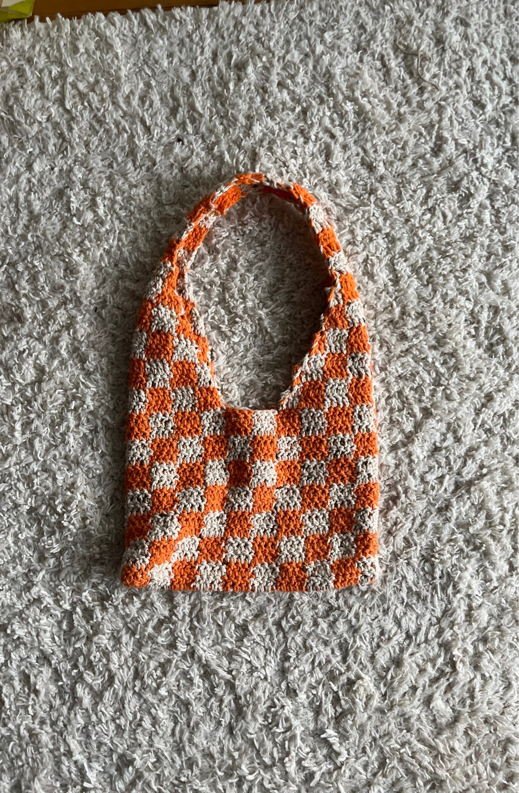 handmade crochet hand bag