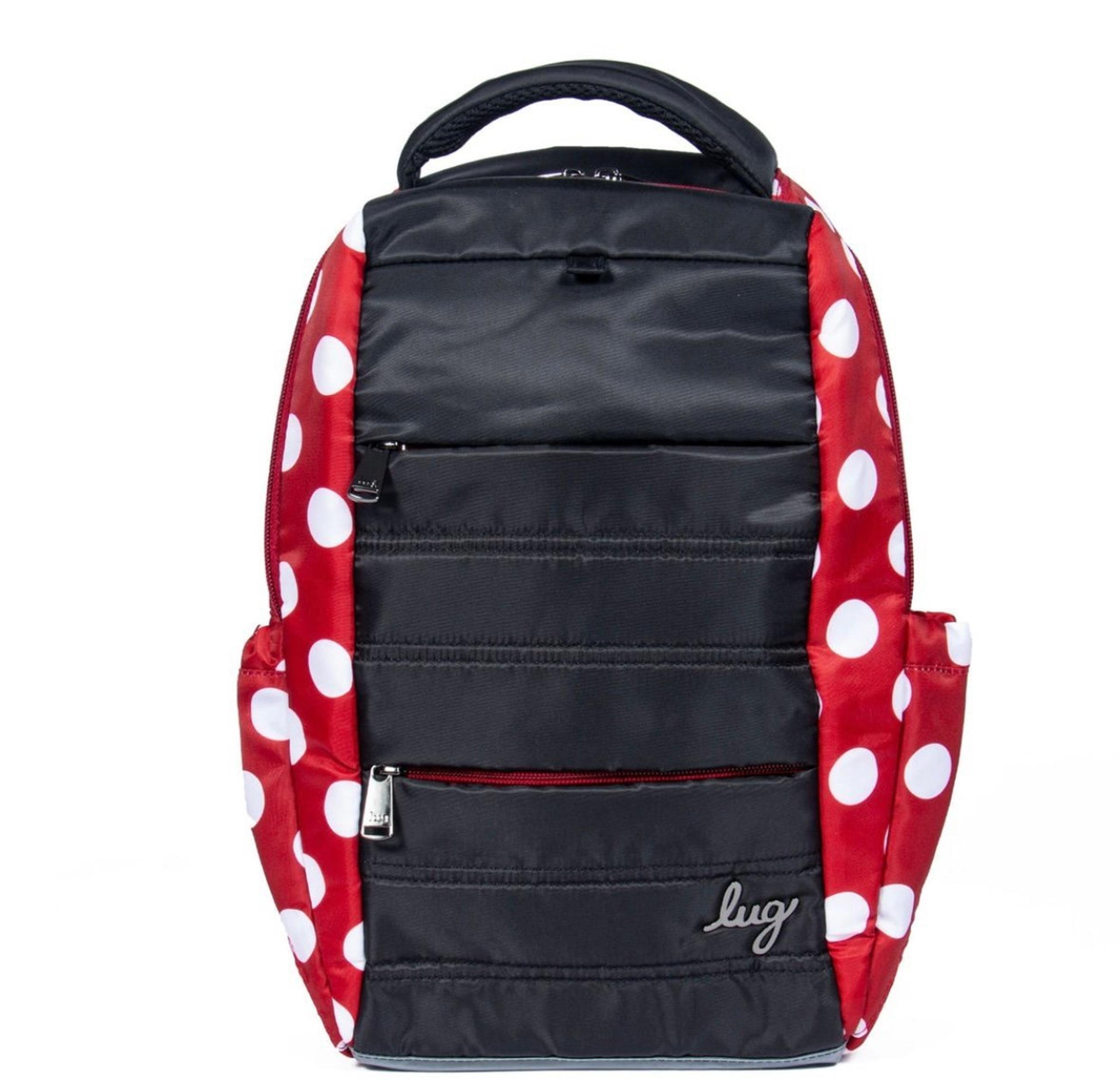 Lug Hopper Backpack Crimson Large Dot NWT