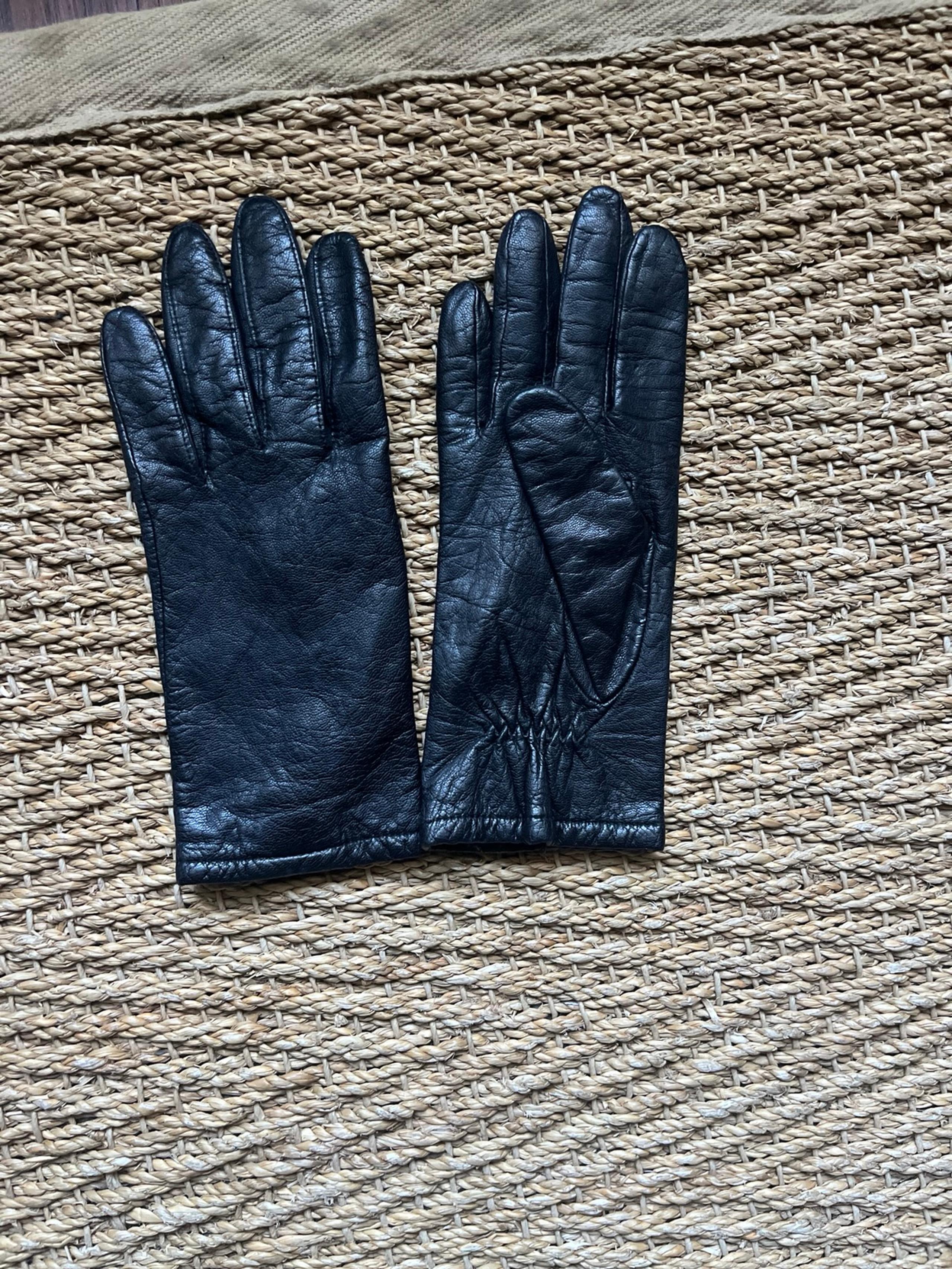 Gloves leather size 8