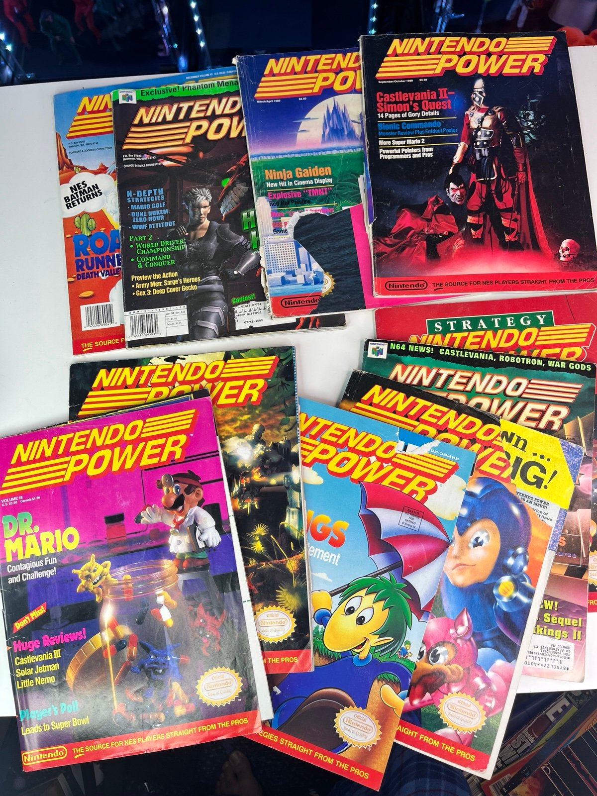 Nintendo power vintage magazine lot