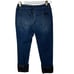 Chico’s So Slimming Sequin Lace Cuff Blue Jean SZ 00 2 Petite Stretch 24” Inseam