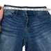 Chico’s So Slimming Sequin Lace Cuff Blue Jean SZ 00 2 Petite Stretch 24” Inseam