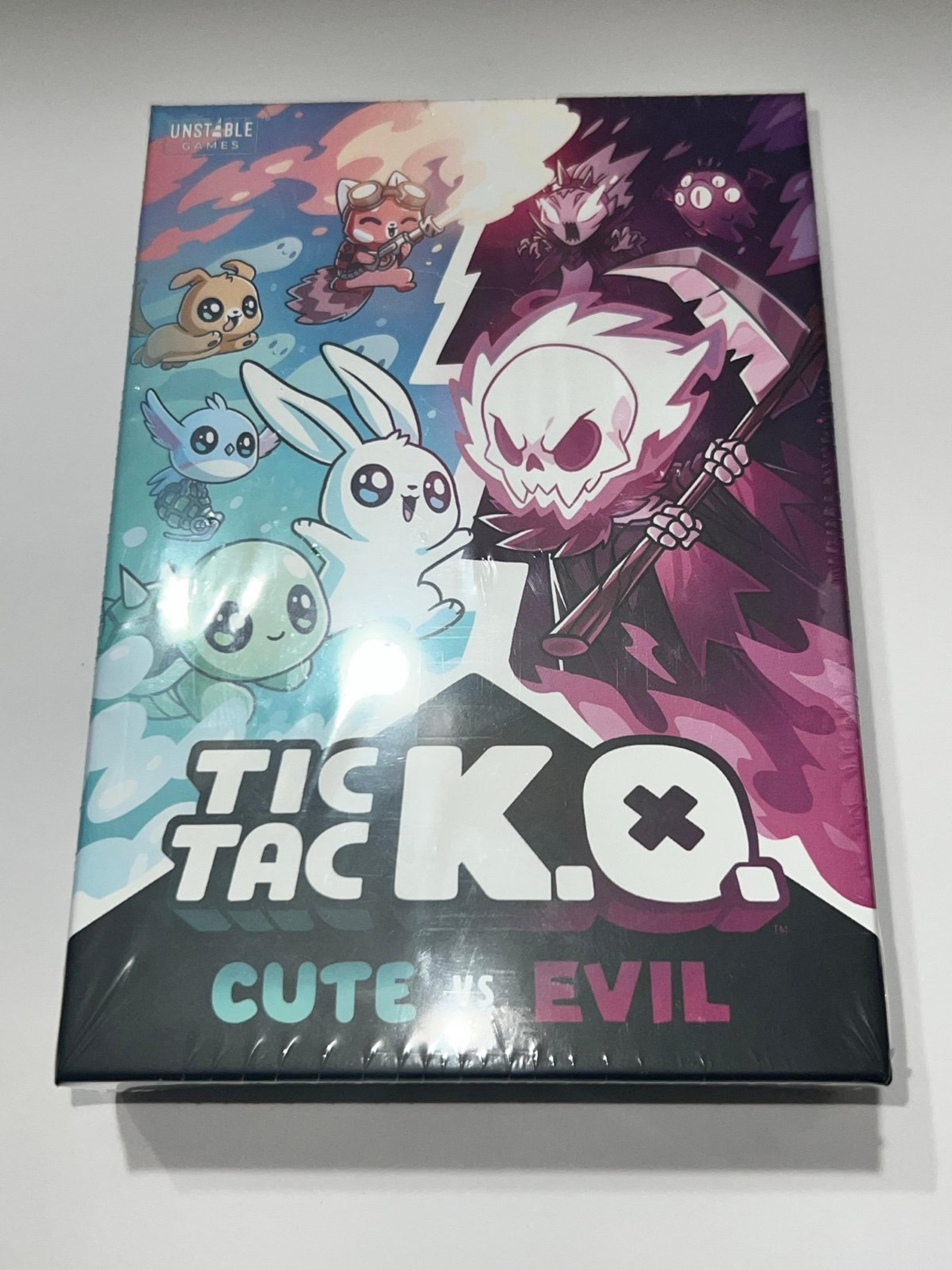 Tic Tac KO: Cute vs Evil brand new Deck Card Board Game Sealed 80 cards
