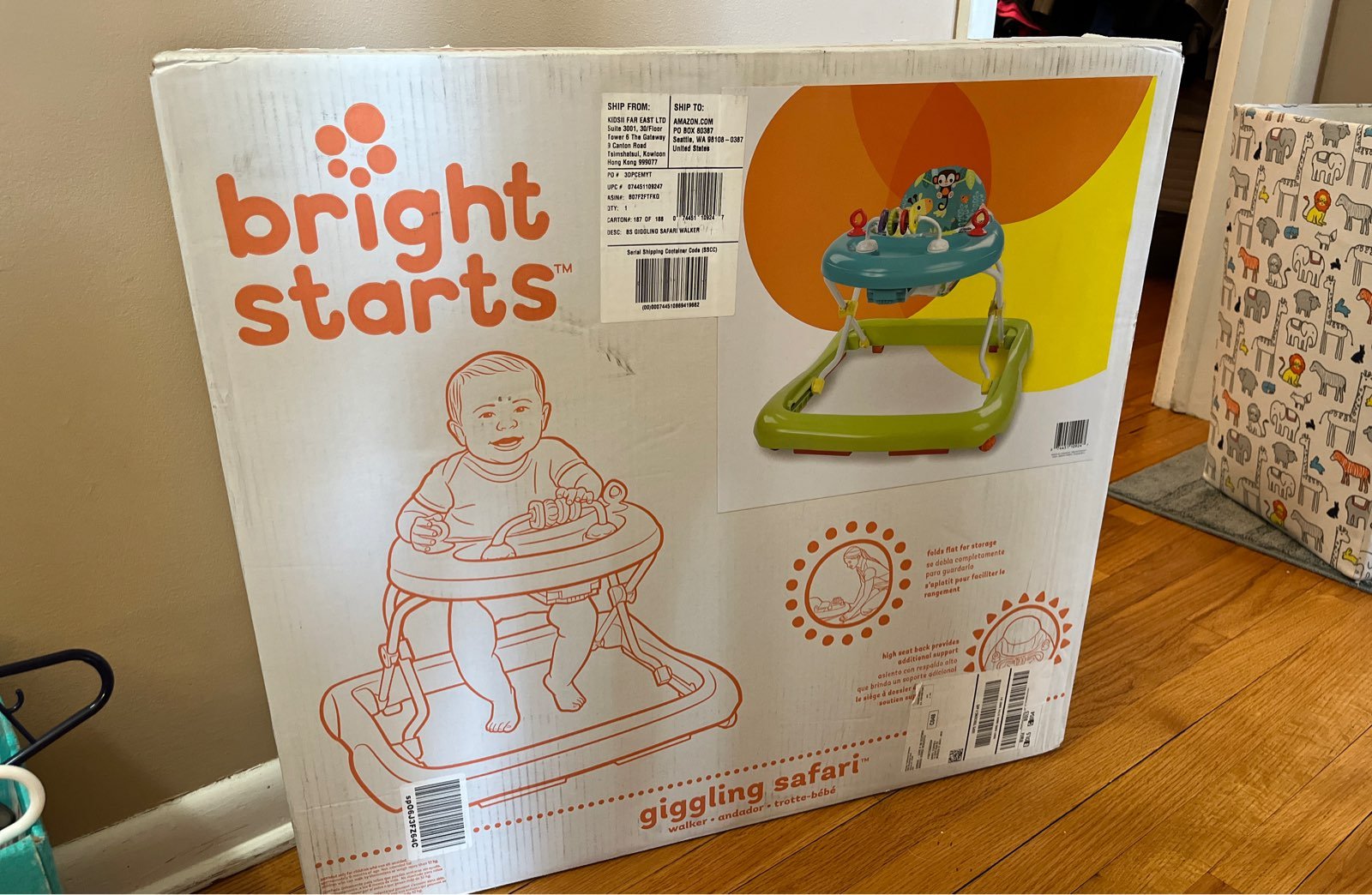 Bright starts safari walker