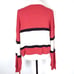 Free People Party Polo Red Sequin Striped Long Sleeve Shirt
