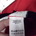 Free People Party Polo Red Sequin Striped Long Sleeve Shirt