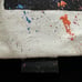 Wren and Gloryhand painted canvas pouch WHATEVER zip close NWOT