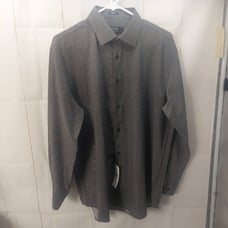 Mens Jones New York Long sleeve button up shirt size L 32/33