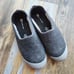 Mahabis Classic Indoor-Outdoor Slipper Wool Lining Detachable Sole Grey Men 43