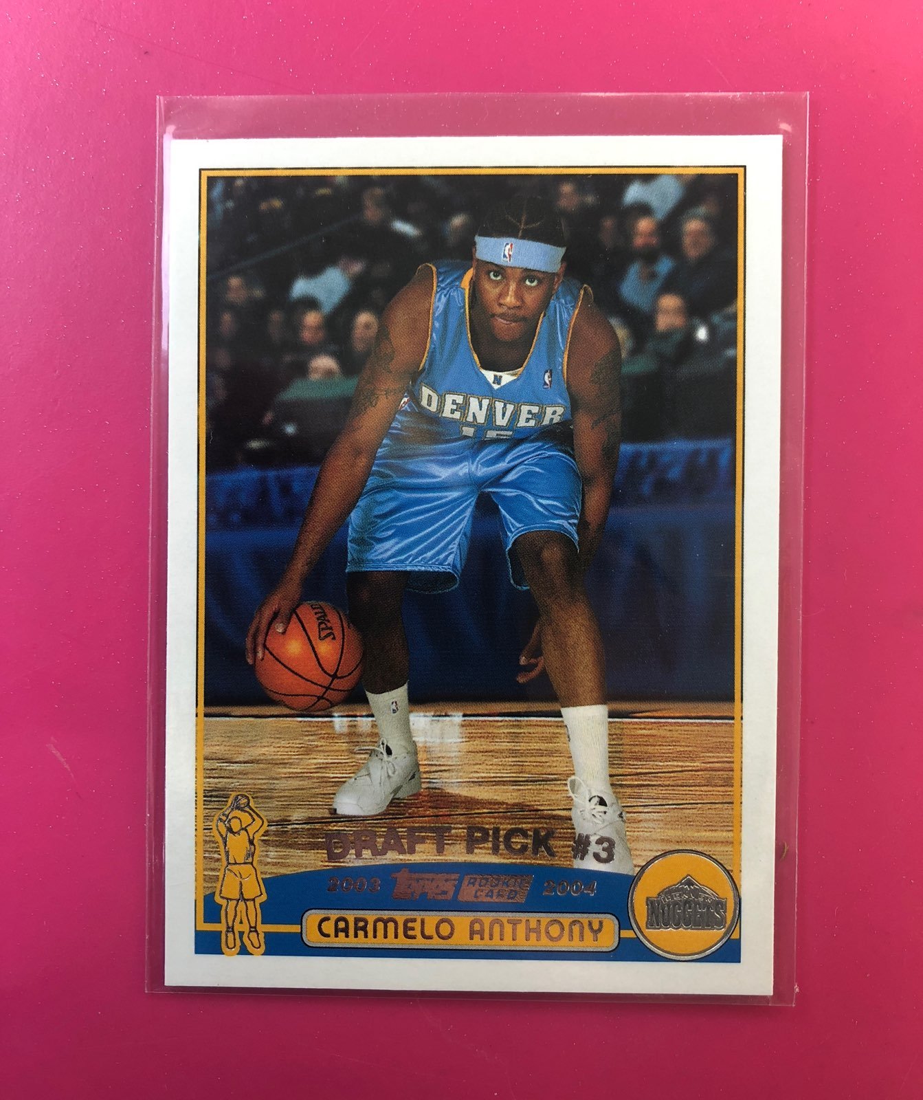 2003 tops Carmelo Anthony rookie card nu