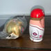 (NEW) Washington Nationals Gold Souvenir Baseball + Nationals Nesting Doll Toys