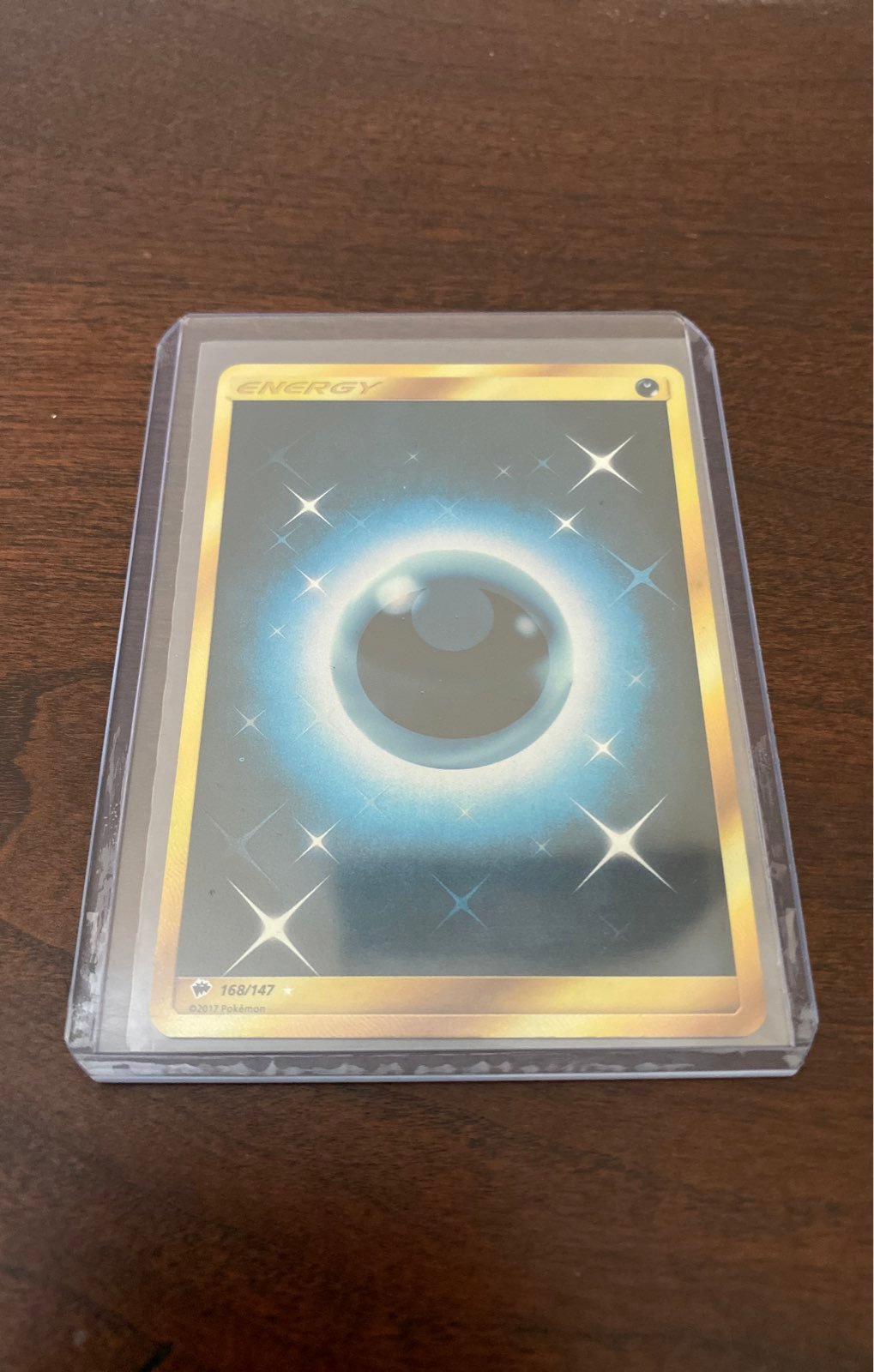 Pokemon Darkness Energy Gold Card 168/147 Burning Shadows Secret Rare MINT