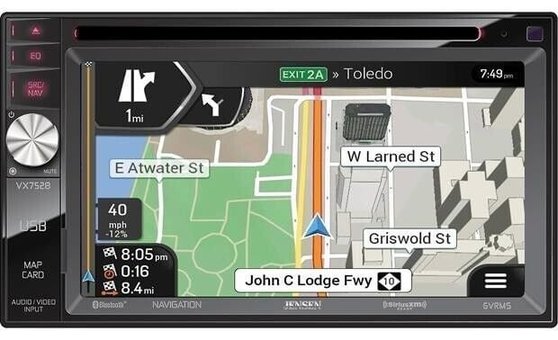 Jensen VX7528 6.2 Digital Media DVD Receiver w/Navigation (Factory Refurbished)