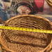OVERSIZED DECORATIVE WOVEN BASKET/HANDLE 21 H