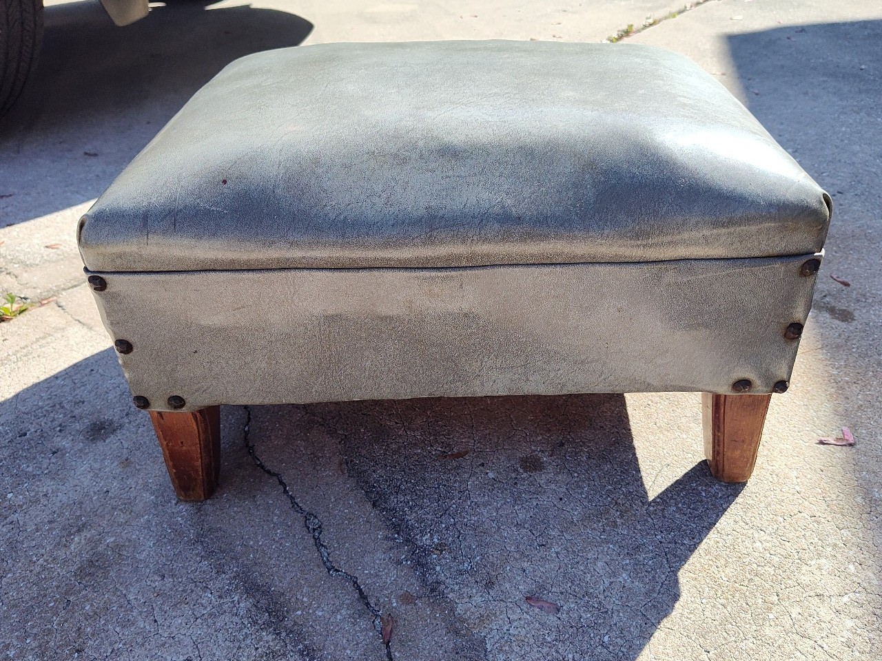 Vintage ottoman hassock