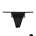 Victoria's Secret V-String Panty& Glitter RhinestoneGarter Belt BLACK SET