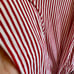Lake Pajamas DreamModal Kimono Pajama Top in Red Stripe - Small