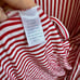 Lake Pajamas DreamModal Kimono Pajama Top in Red Stripe - Small