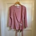 Lake Pajamas DreamModal Kimono Pajama Top in Red Stripe - Small
