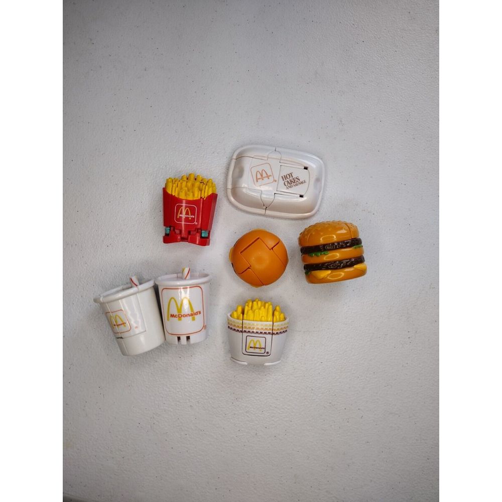 Vintage McDonalds Changeables Transformers Happy Meal Toys 80s Lot of 7
