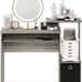 NEW Multipurpose Home Office Computer Writing Desk, French Oak Grey