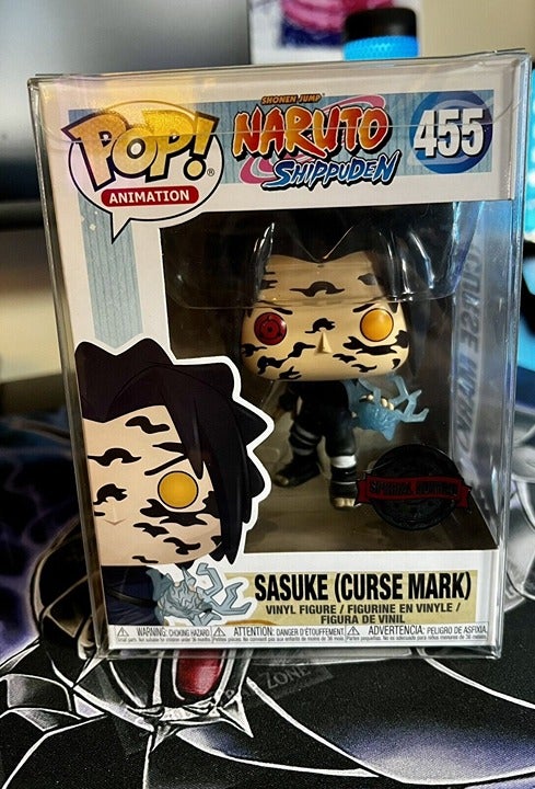 Funko Pop Convention Exclusive : Naruto Shipuden : Sasuke (Curse Mark) #455