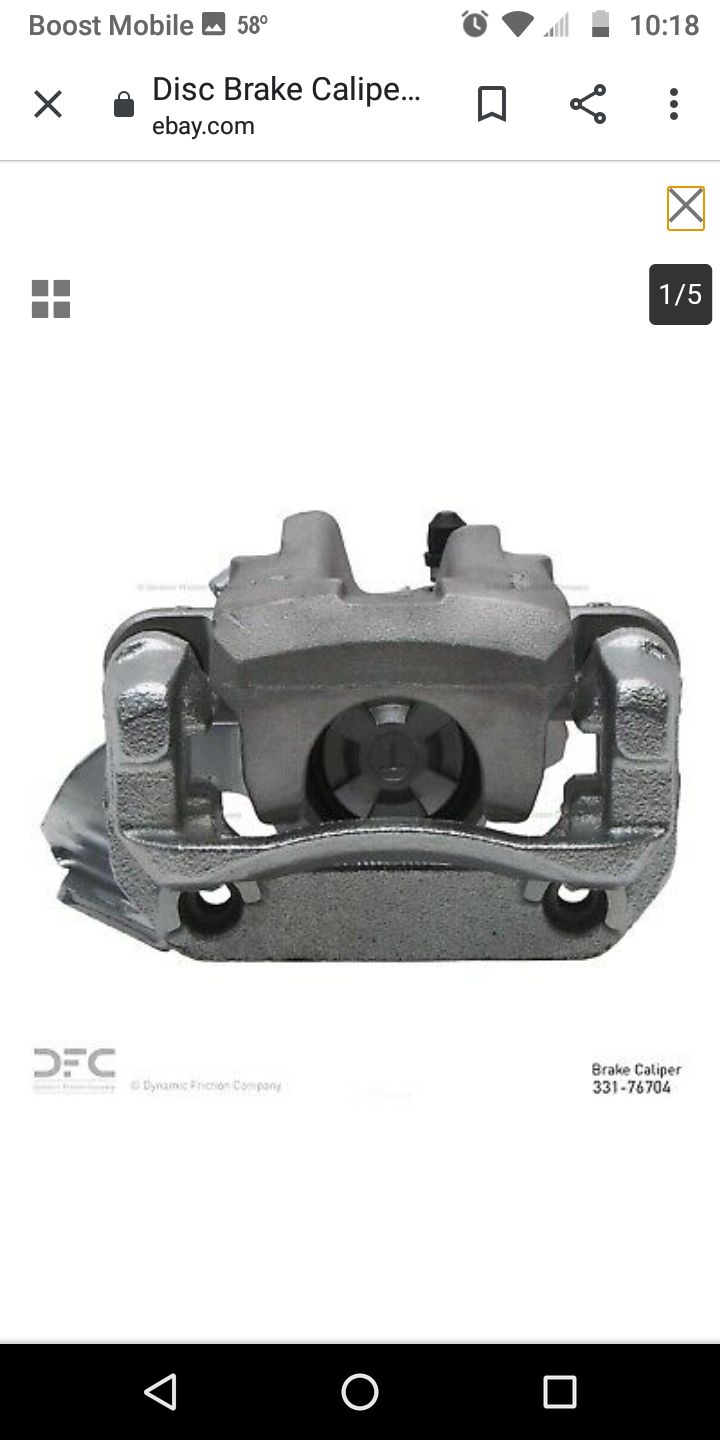 Disc Brake Caliper-Premium Caliper - Sil