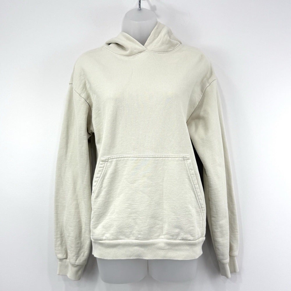 Talentless Hoodie Women's XS Cream Heavyweight Kangaroo Pocket Scott Disick
