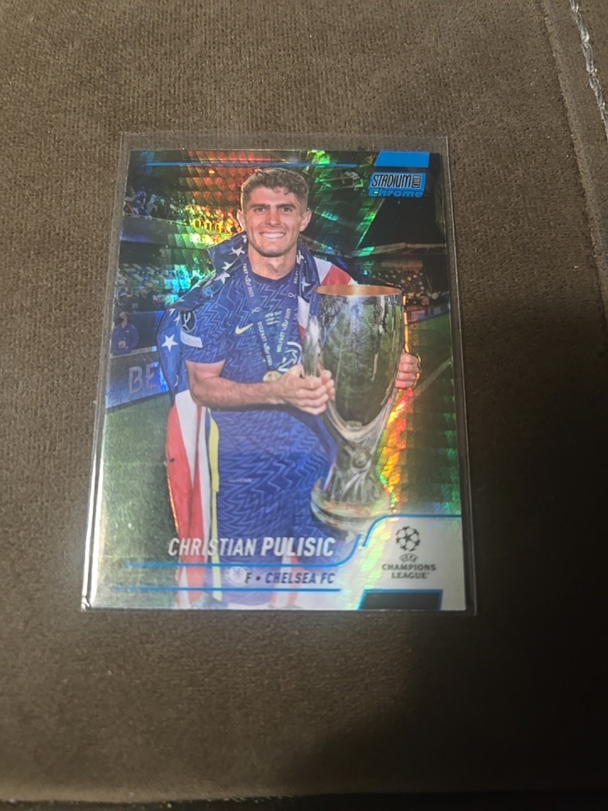 Stadium Club Soccer Blue/holo Refractor lot 10 (see pics)