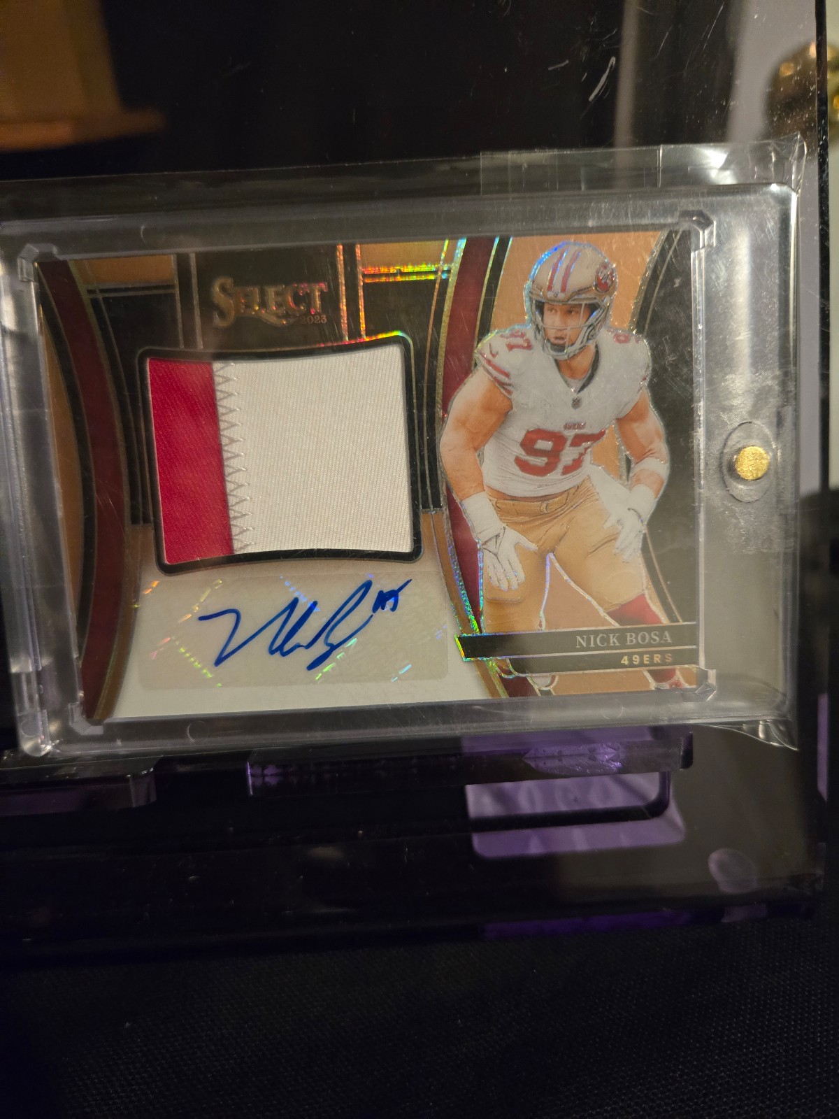 Nick Bosa #'d /40 patch auto card 2023