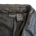 Vintage Black Leather Patchwork Checker Jacket Goth Grunge Classic Pockets | S/M